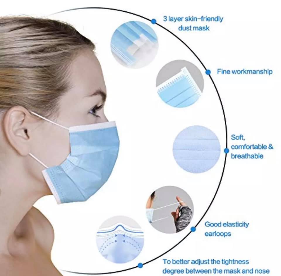 Disposable Face Mask 3-Ply