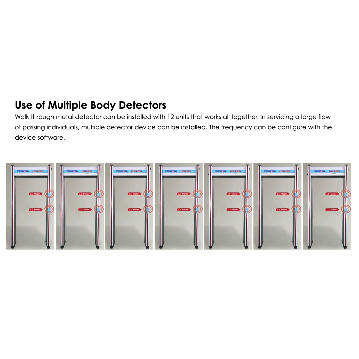 Walk Through Body Detector PL885E