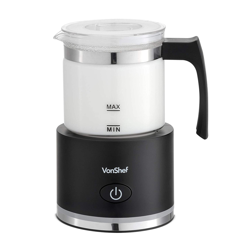 VonShef Automatic Milk Frother Machine (Glass)