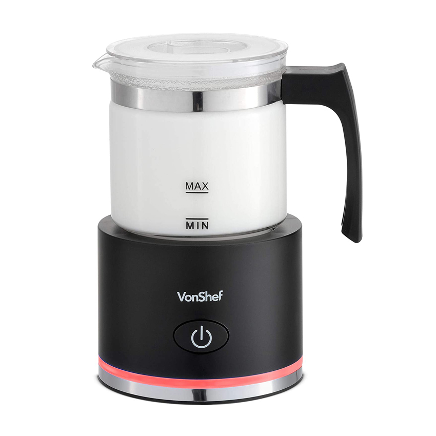 VonShef Automatic Milk Frother Machine (Glass)
