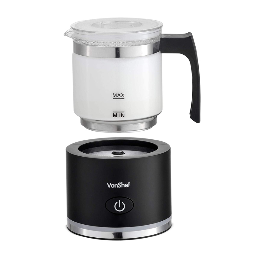 VonShef Automatic Milk Frother Machine (Glass)