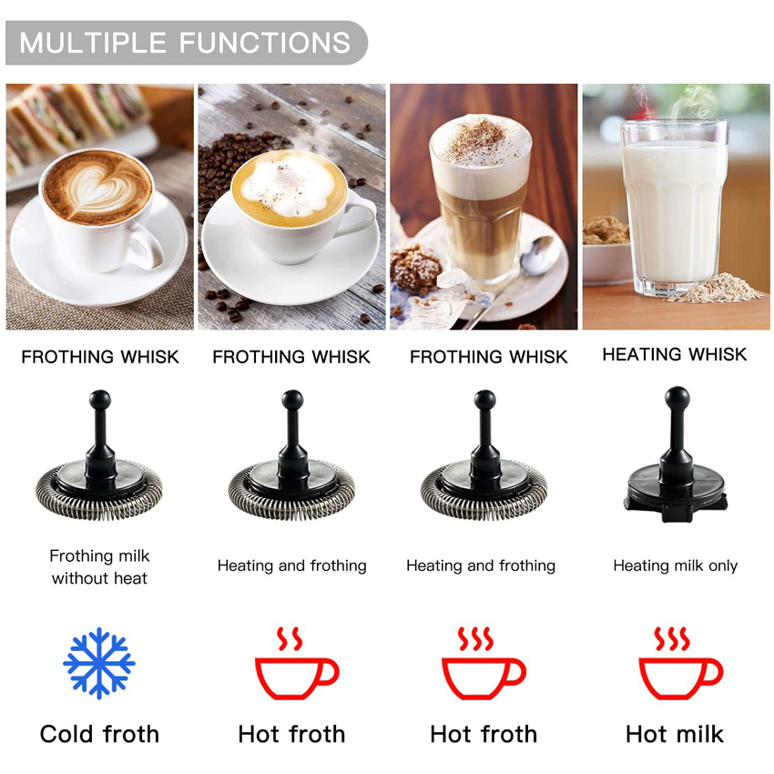 VonShef Automatic Milk Frother Machine (Glass)