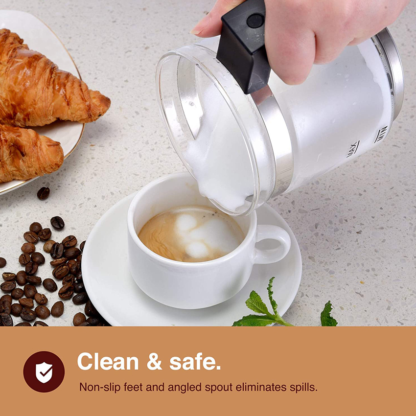 VonShef Automatic Milk Frother Machine (Glass)